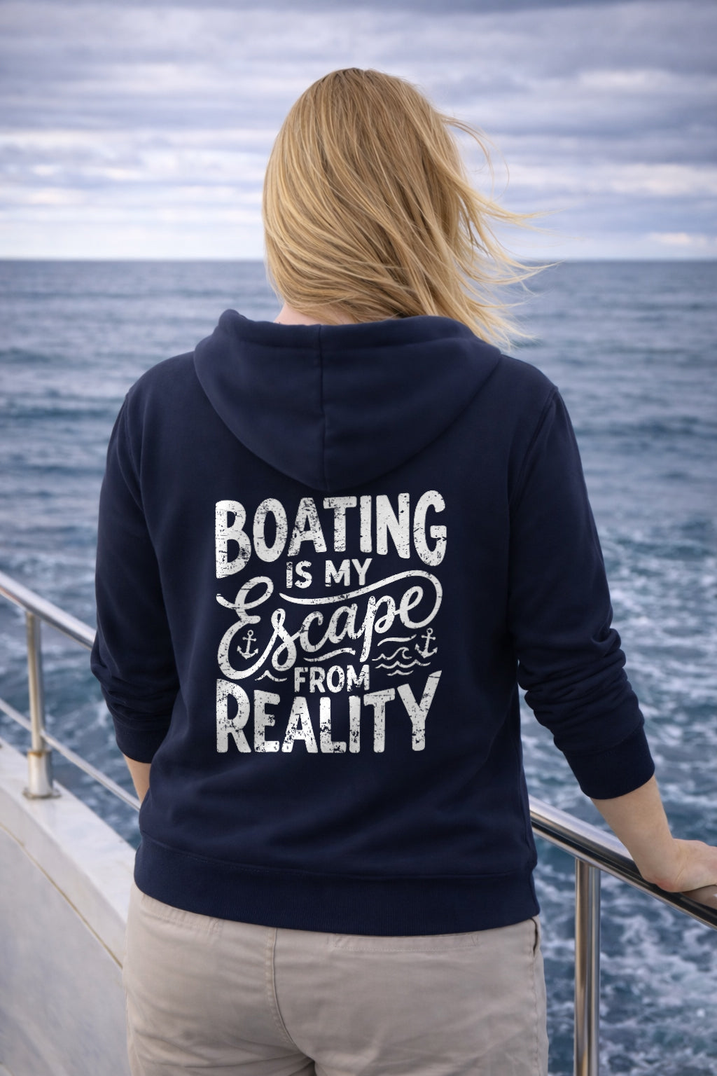 Boating Is My Escape Hoodie
