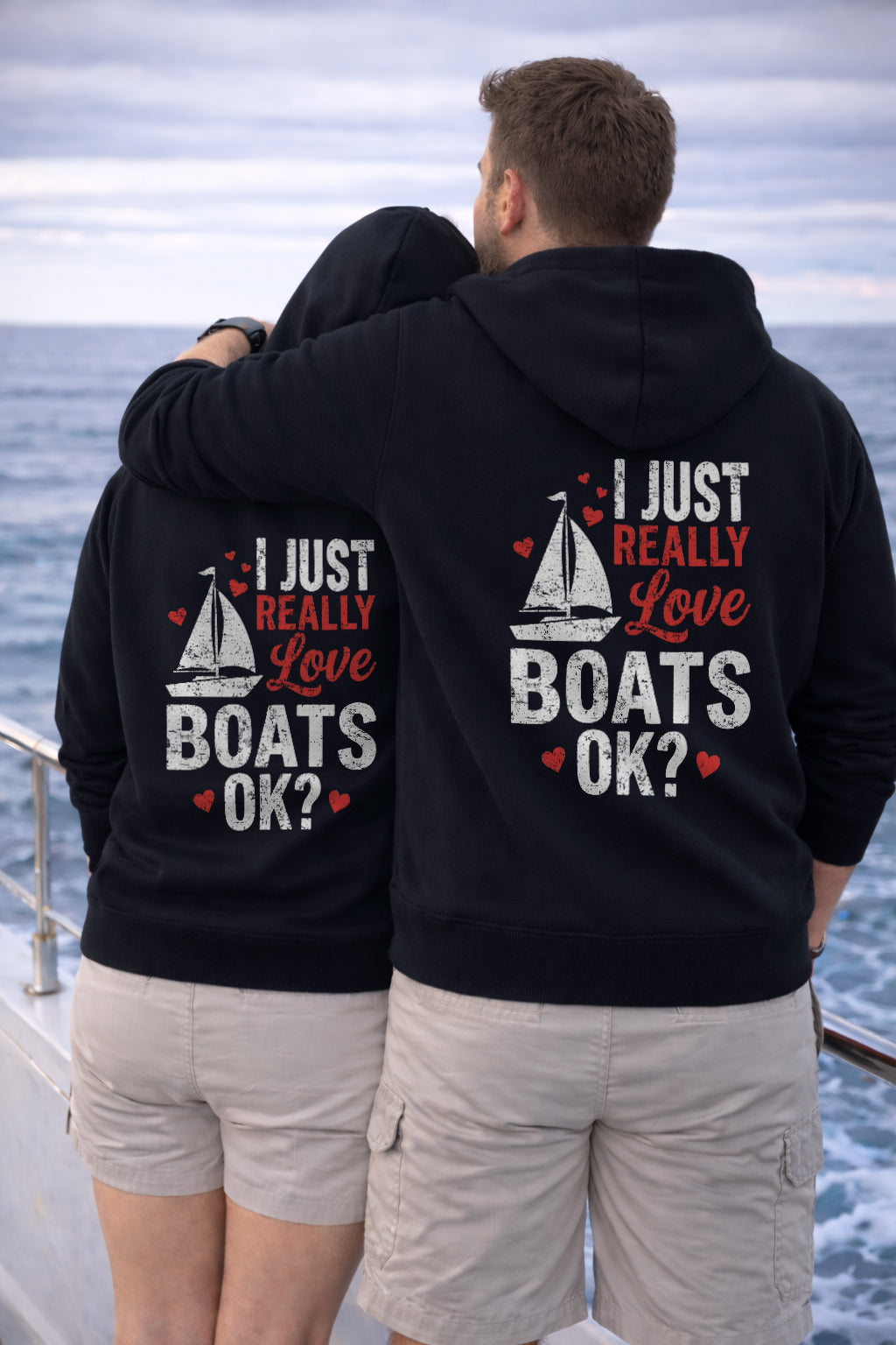 I Just Really Love Boats Hoodie