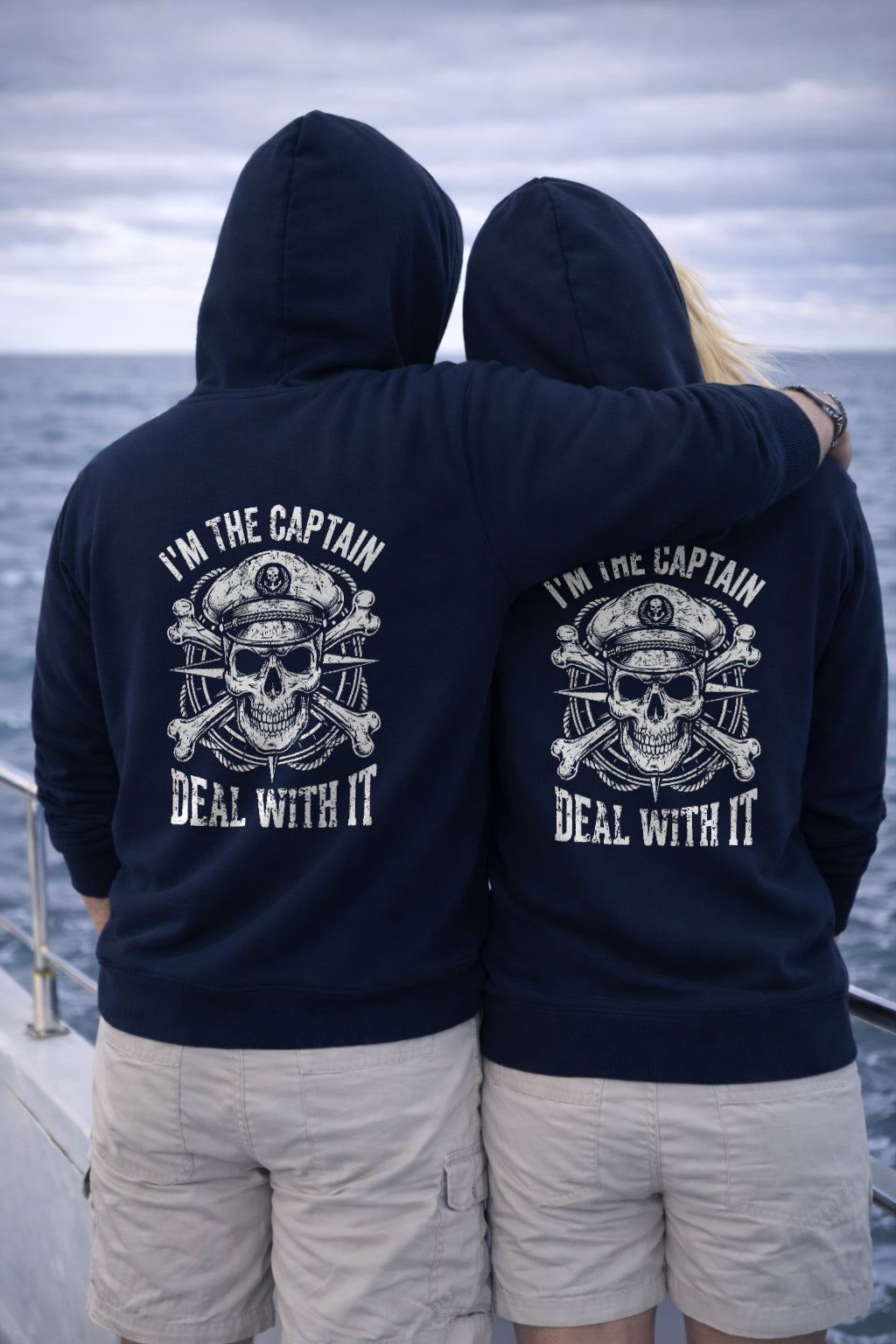 I’m the Captain Deal With It Hoodie