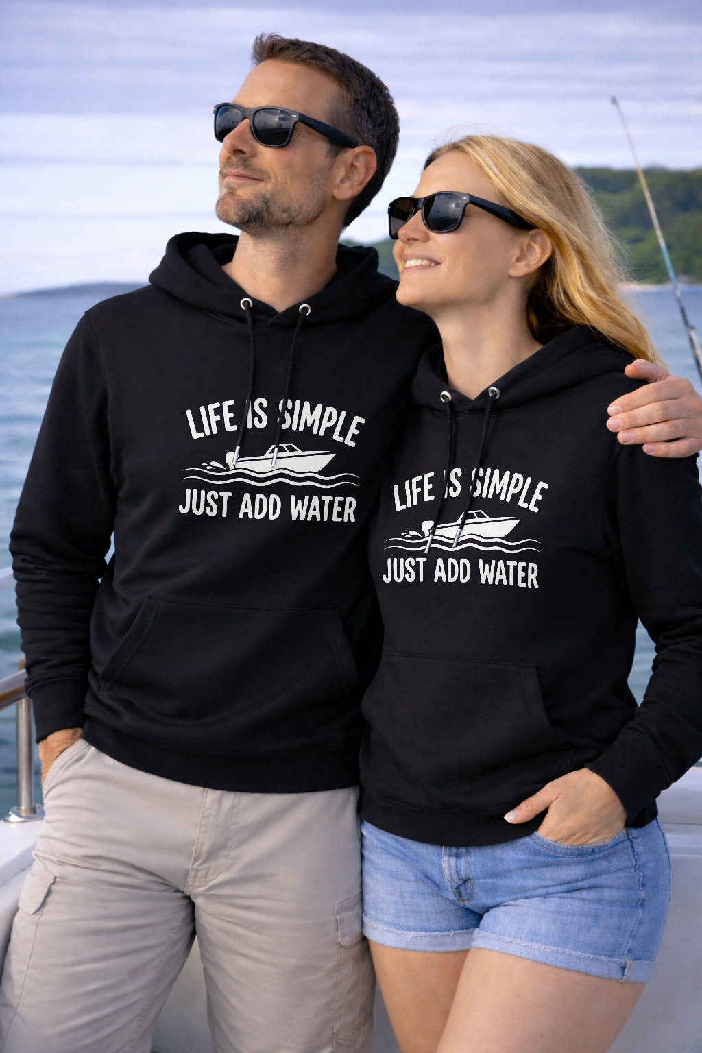 Life Is Simple Just Add Water Hoodie