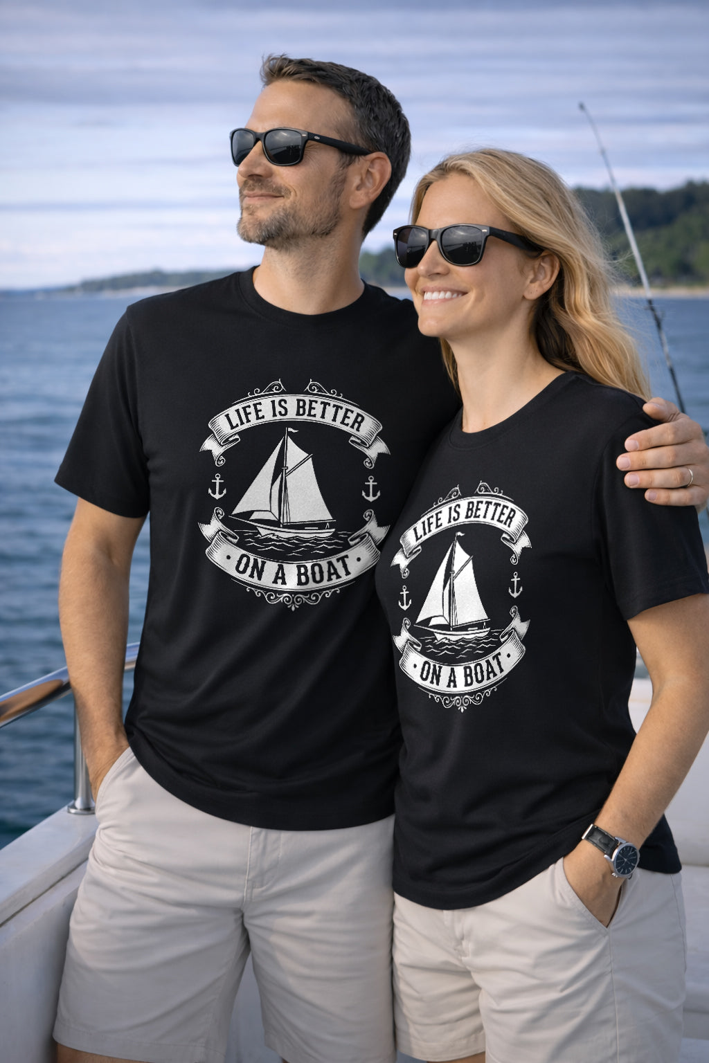Life Is Better On A Boat Vintage T-Shirt