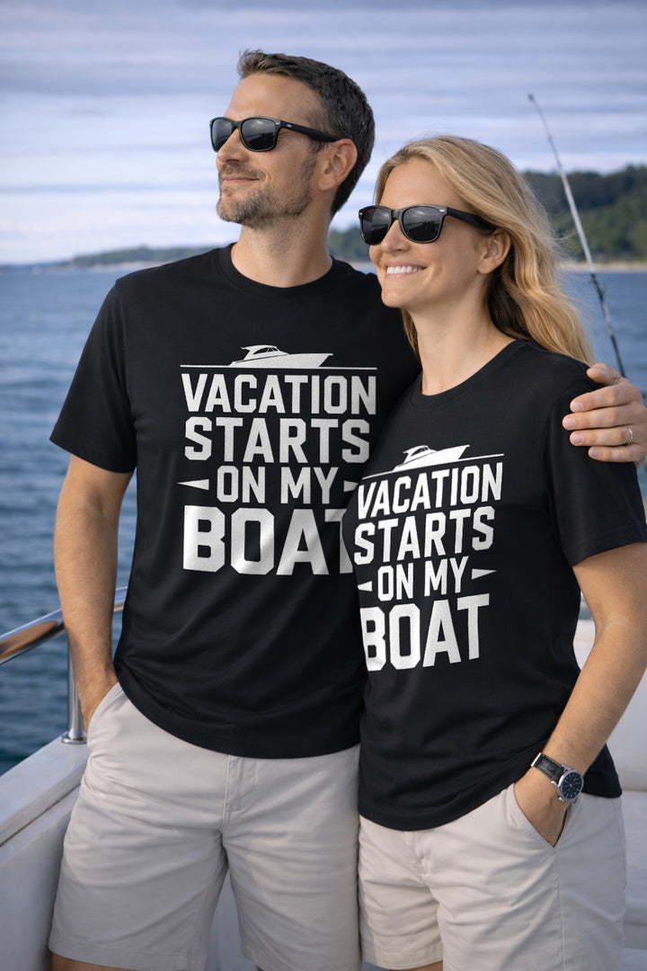 Vacation Starts on My Boat T-Shirt