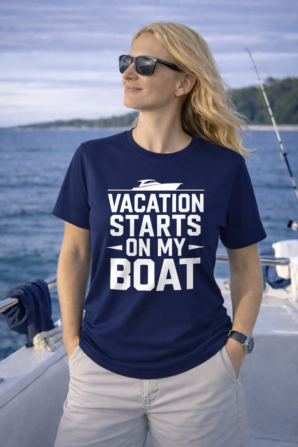 Vacation Starts on My Boat T-Shirt