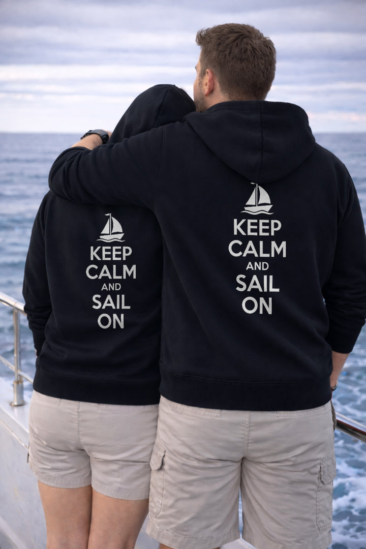 Keep Calm And Sail On Hoodie