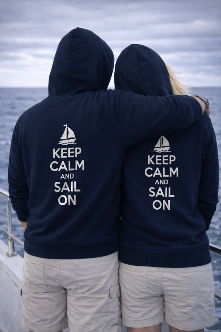 Keep Calm And Sail On Hoodie